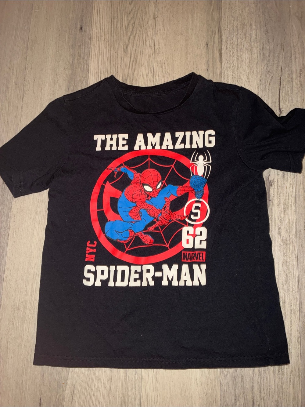 Marvel- The Amazing Spider-Man Graphic Tee with Red & Blue Print